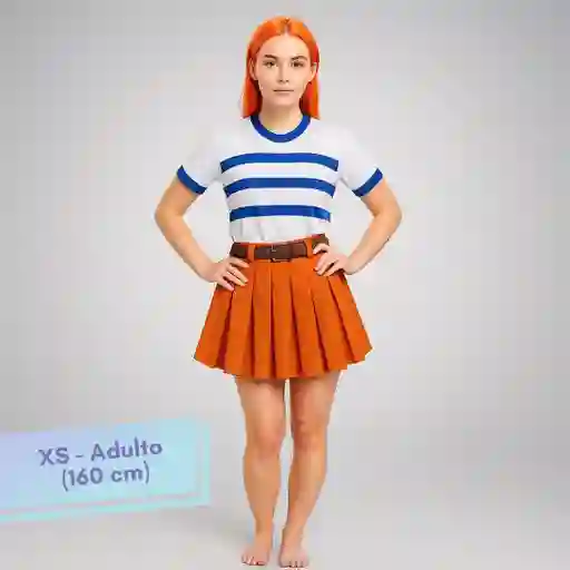 Disfraz Halloween Nami One Piece Talla Xs (160 Cm)