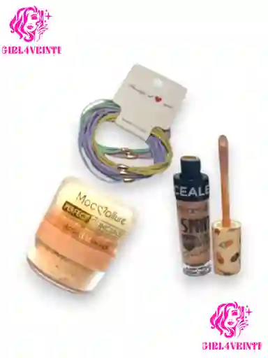 Set Full Face 4veinte Labial Caiman Brillo 4