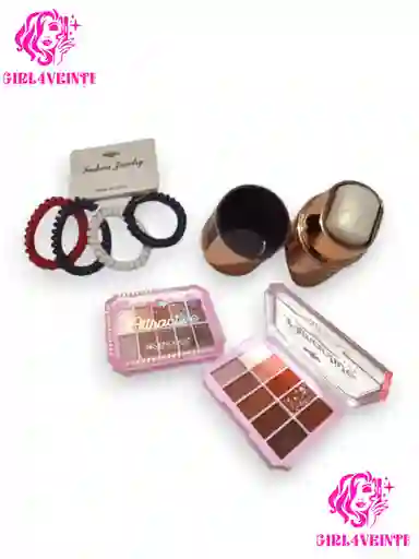 Set Full Face 4veinte Labial Caiman Brillo 6