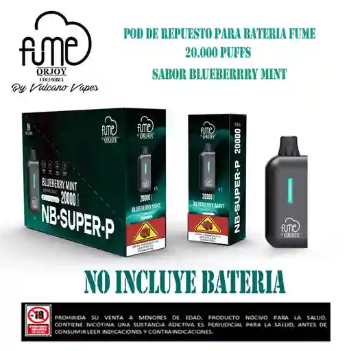 Esencia Super P Blueberry Mint 20.000 Puffs
