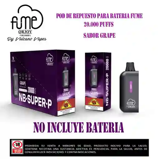 Esencia Super P Grape 20.000 Puffs
