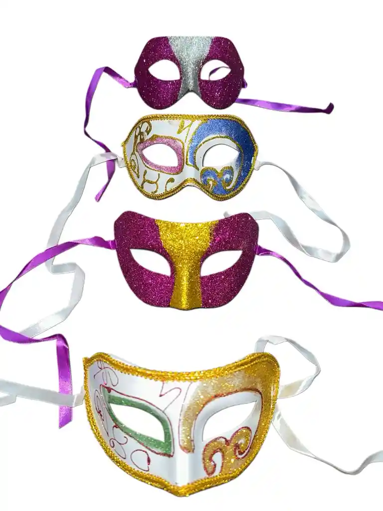 Antifaz Escarchado Colores