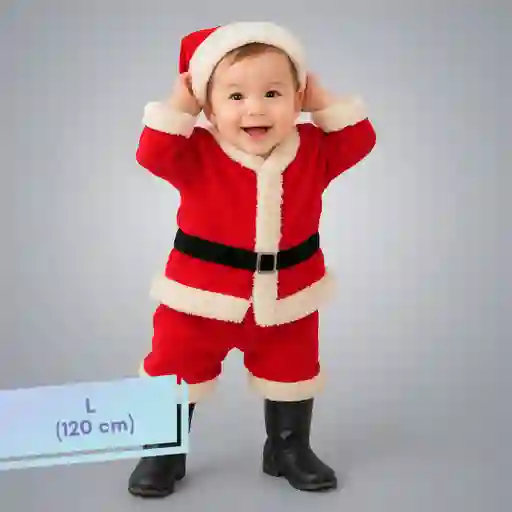 Disfraz Navidad Papá Noel Infantil L (120 Cm)