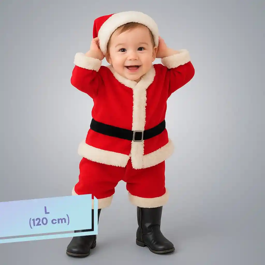 Disfraz Navidad Papá Noel Infantil L (120 Cm)