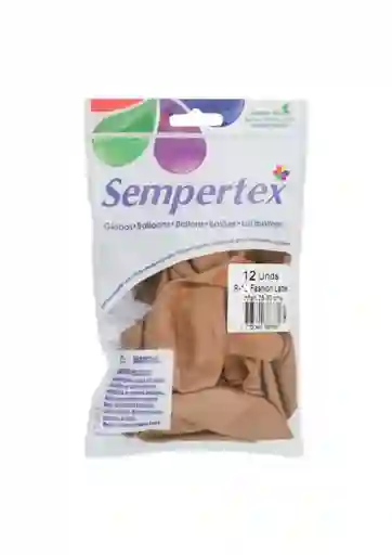 Globos Sempertex Latte R9 X 12 Unidades - Fashion