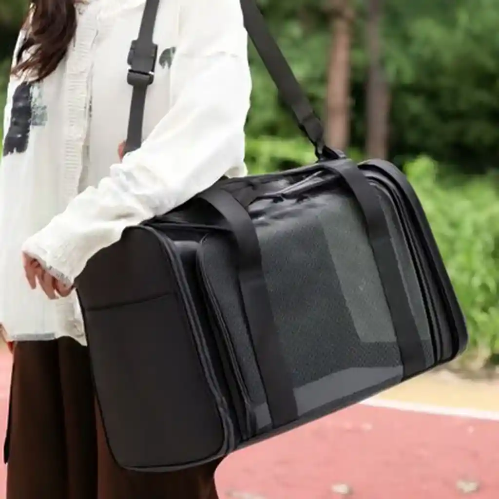 Mochila Transportadora Mascotas Transpirable Y Plegable