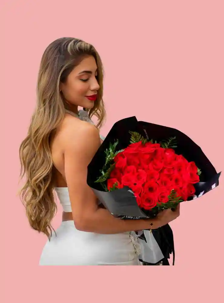 Buchón 50 Rosas - Flor