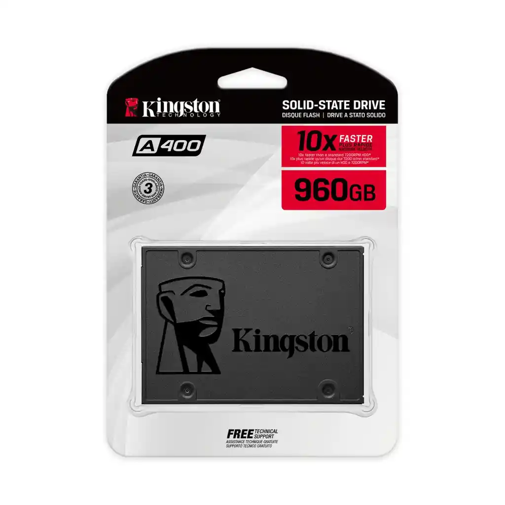 Unidad De Estado Sólido Ssd Kingston A400 960g Ssd 960 Gb 2.5 Pulgadas