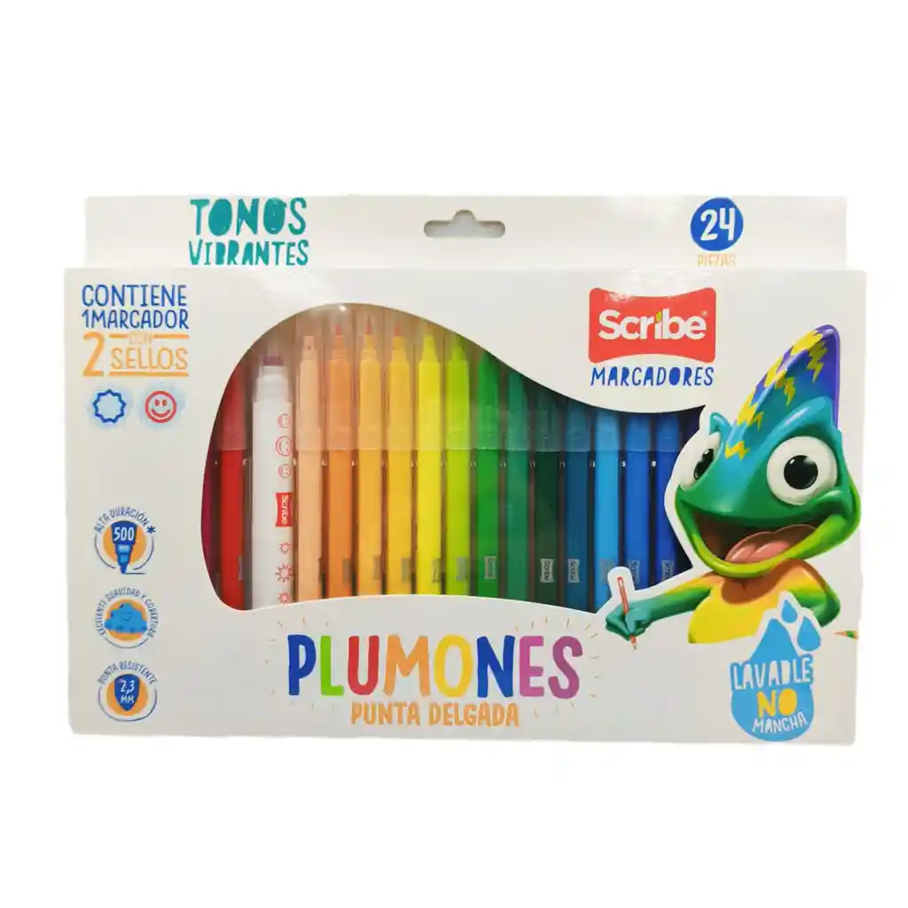 Plumón X24 + 2 Sellos Scribe