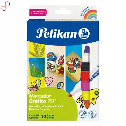 Marcador Gráfico Pelikan 751 X10
