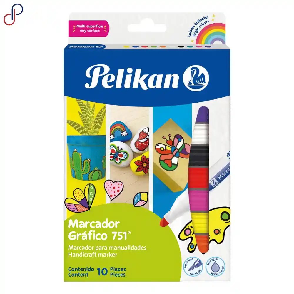 Marcador Gráfico Pelikan 751 X10