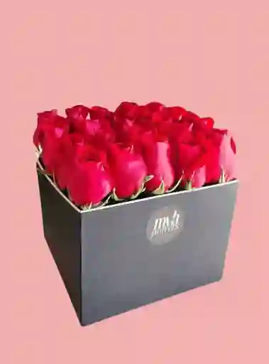 Caja 24 Rosas - Amor Y Amistad