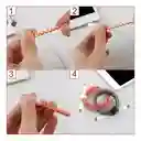 Protector Cargador Decorativo Estilo Kawaii Antidoblez Compatible Con Cable Apple 18w/20w