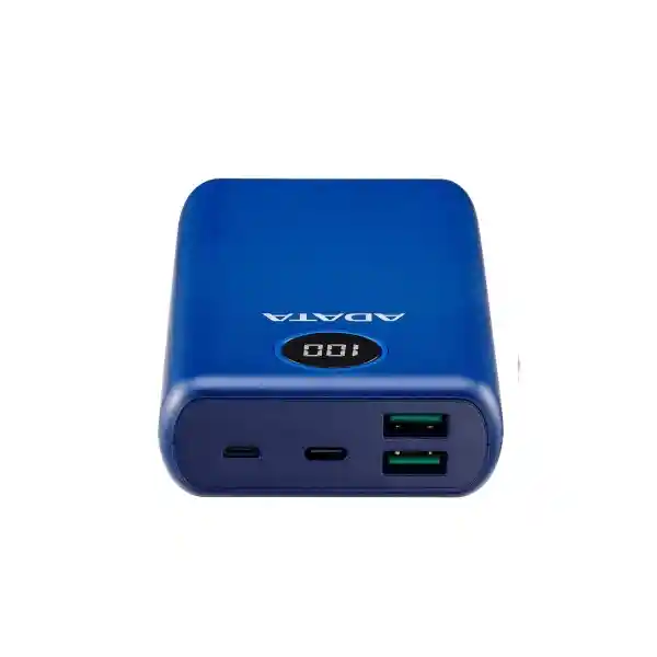 Power Bank Adata 20000mah Usb Qc Cargador Portátil Color Azul