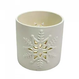 Portavela Expressions Copo 8x9cm Blanco