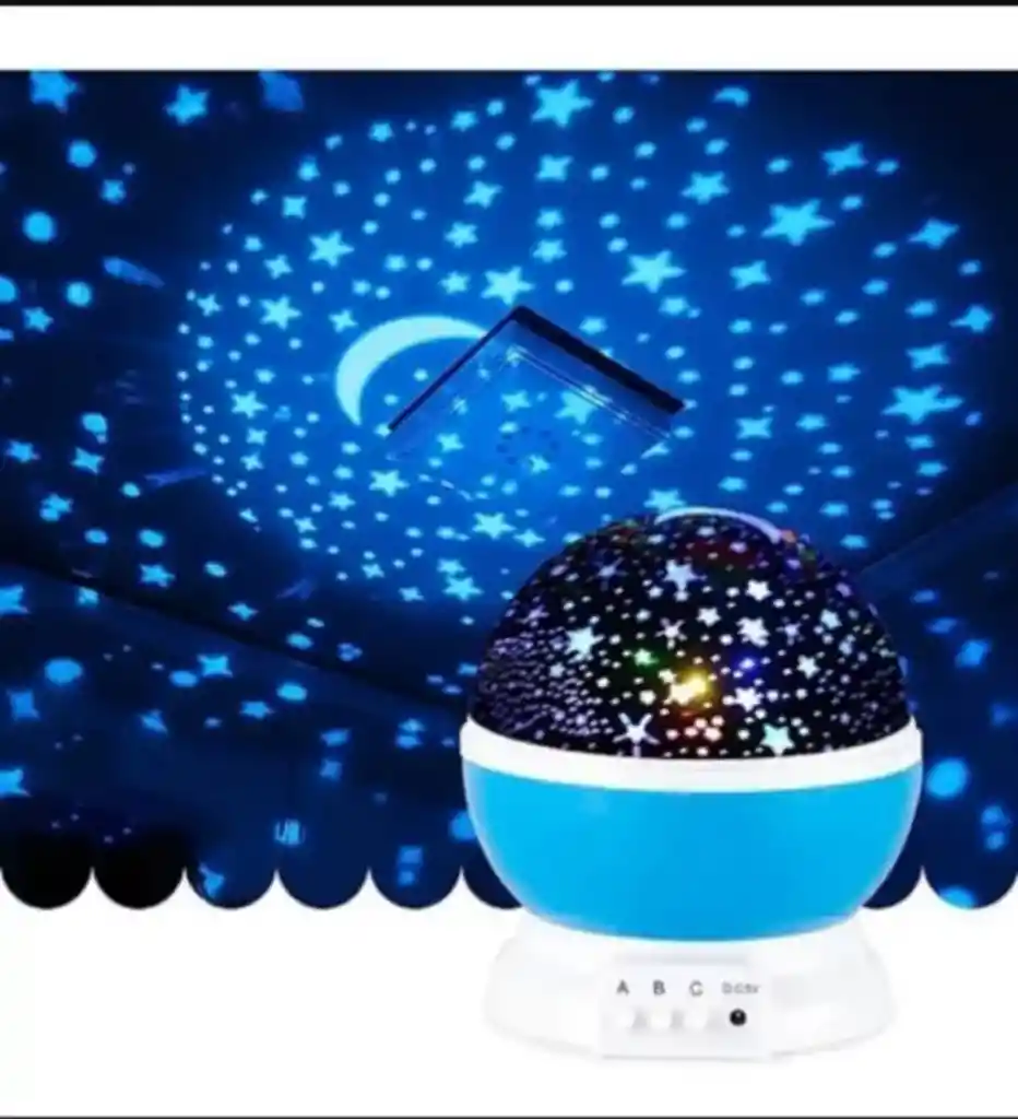 Lámpara Proyector De Estrellas Azul