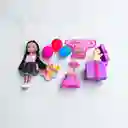 Juguete Muñeca Lorlian Set De Cumpleaños Con Accesorios