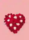 Corazón De Rosas Flores