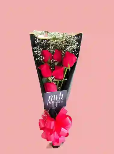 Ramillete 6 Rosas - Flor