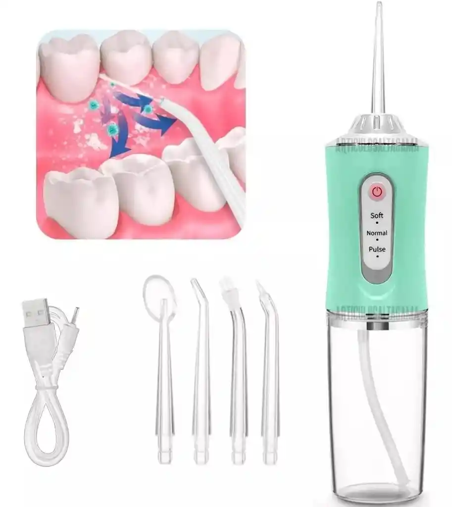 Irrigador Bucal Limpiador Dental Recargable Usb
