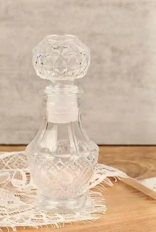 Botellita Mini De Vidrio # 6 Con Tapón Hermético, Botellitas De Lujo