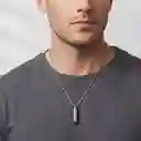 Cadena Con Dije Bala Acero Inoxidable