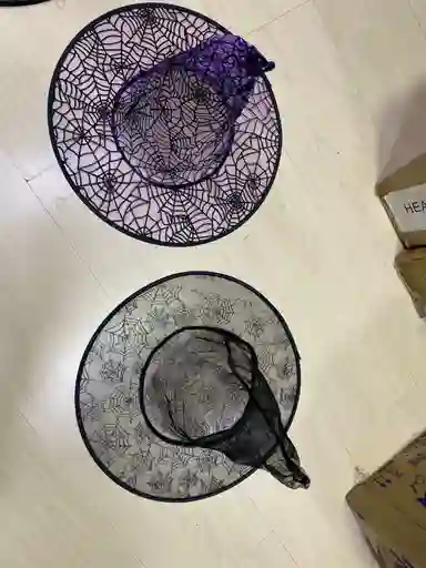 Gorro Bruja Ala Transparente, Gorro Bruja Halloween