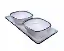 Bandeja Con 2 Salseras Para Pasantes Tipo Mexicana Boho