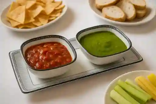 Bandeja Con 2 Salseras Para Pasantes Tipo Mexicana Boho
