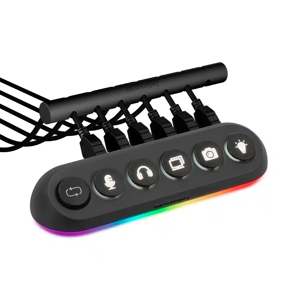 Hub Deck 5 Puertos Rgb - Streamplify