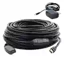 Cable Extension Usb 3.0 Activo 25 Mts Negro
