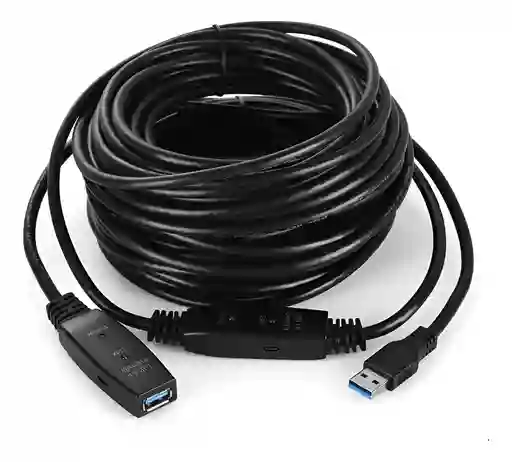 Cable Extension Usb 3.0 Activo 25 Mts Negro