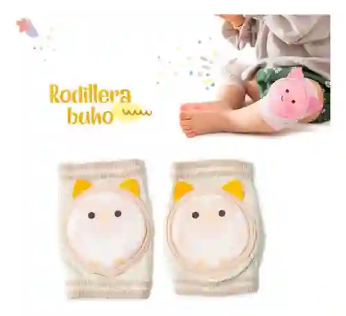 Rodillera De Algodón Animalitos Para Bebe Gatear Caminar