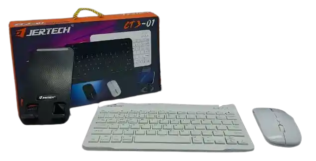 Combo 3 En 1 Teclado Inalambrico + Usb Mouse + Soporte De Tablet O Celular