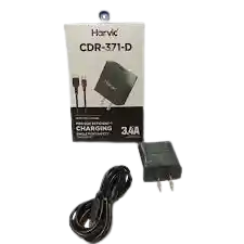 Cargador Harvic Tipo C Negro Carga Rapida