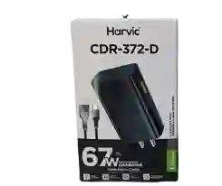 Cargador Harvic 67 W Negro Tipo C