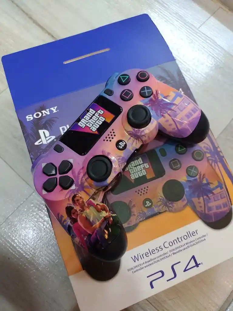 Control Mando Para Playstation 4 Dualshock 4 Gta Vi Edicion Especial