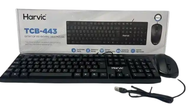Teclado + Mouse Harvic Tcb 443