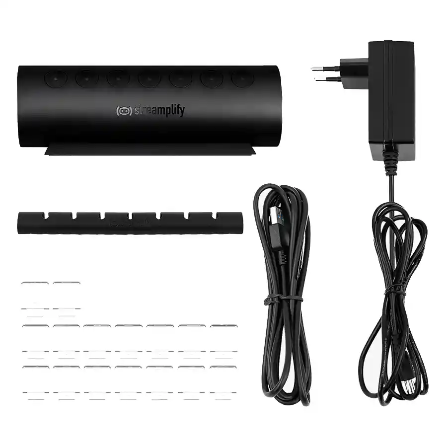 Hub Multipuerto Usb Streaming Ctrl 7 Rgb Streamplify