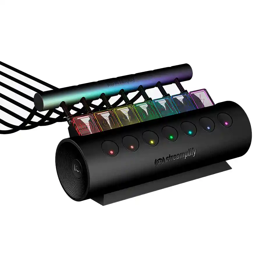 Hub Multipuerto Usb Streaming Ctrl 7 Rgb Streamplify