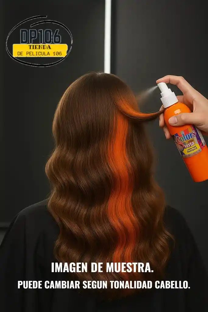 Pintura Para El Pelo Naranja