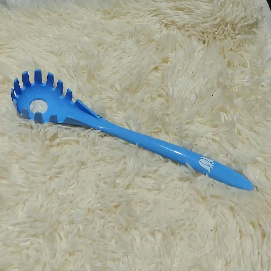 Cucharon Para Pasta O Spaguetti Color Azul Utensilio Para Pastas