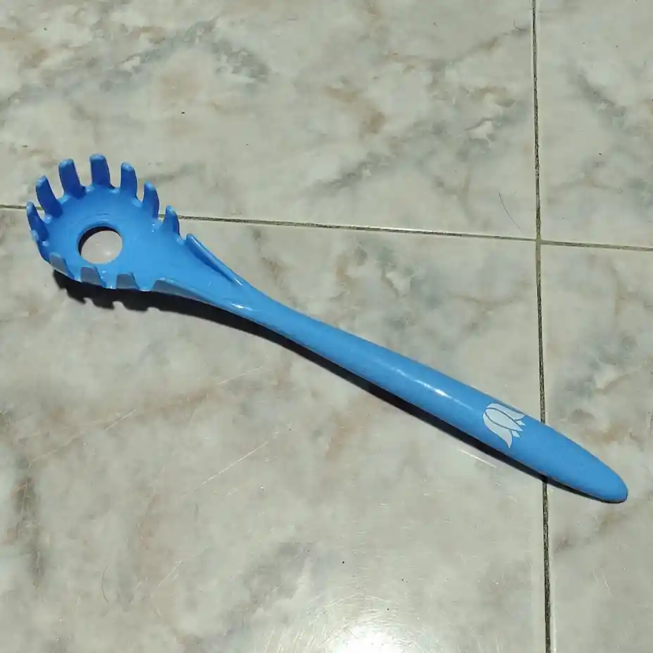 Cucharon Para Pasta O Spaguetti Color Azul Utensilio Para Pastas