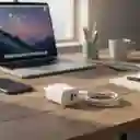 Cargador Weibo Completo Adaptador Doble Usb Y Usb C + Cable Tipo C Blanco