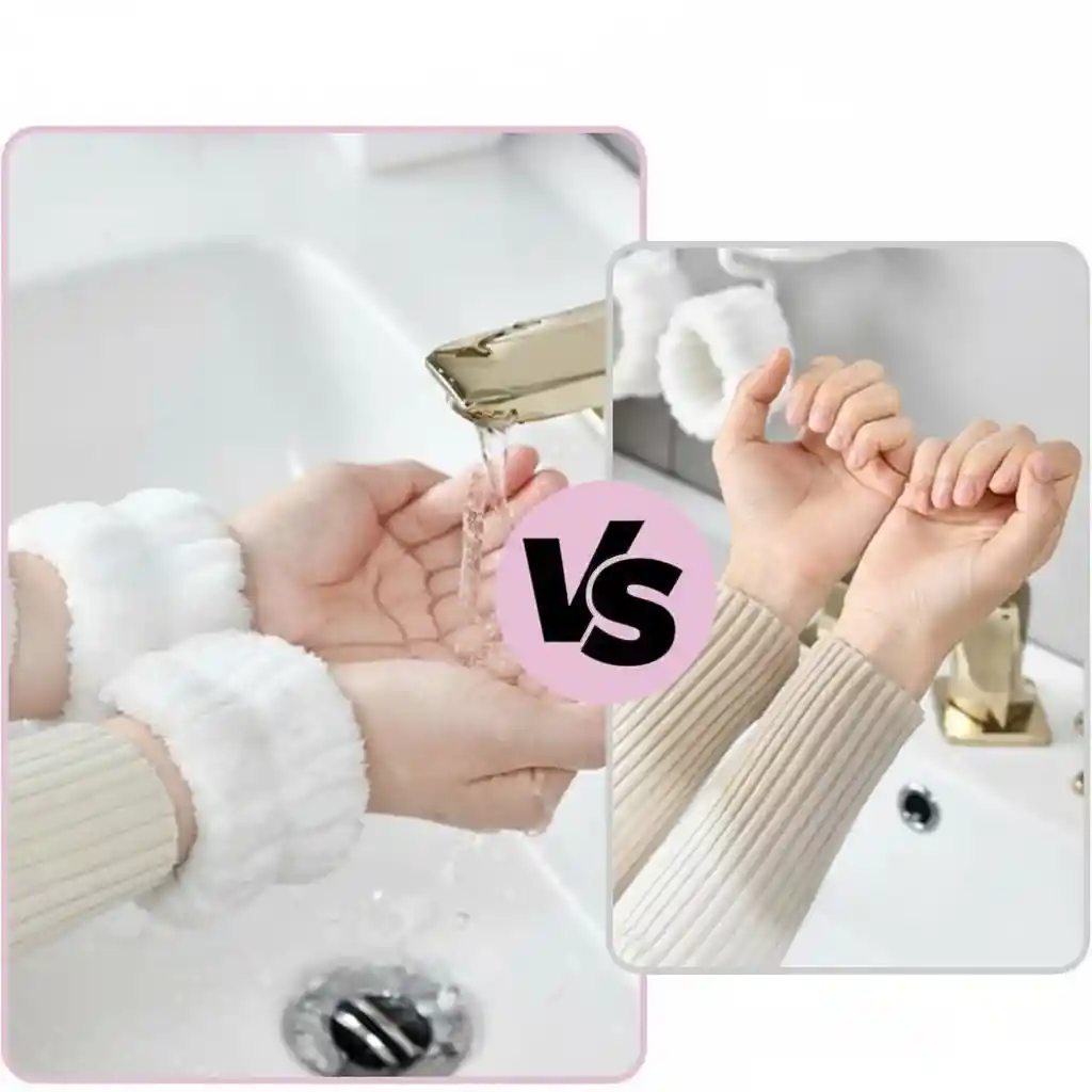 Bandas Muñequeras Pulseras Muñecas Lavado Facial Rostro