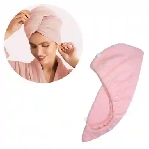 Toalla Turbante Microfibra Suave Secado Rápido Pelo Cabello