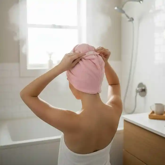 Toalla Turbante Microfibra Suave Secado Rápido Pelo Cabello