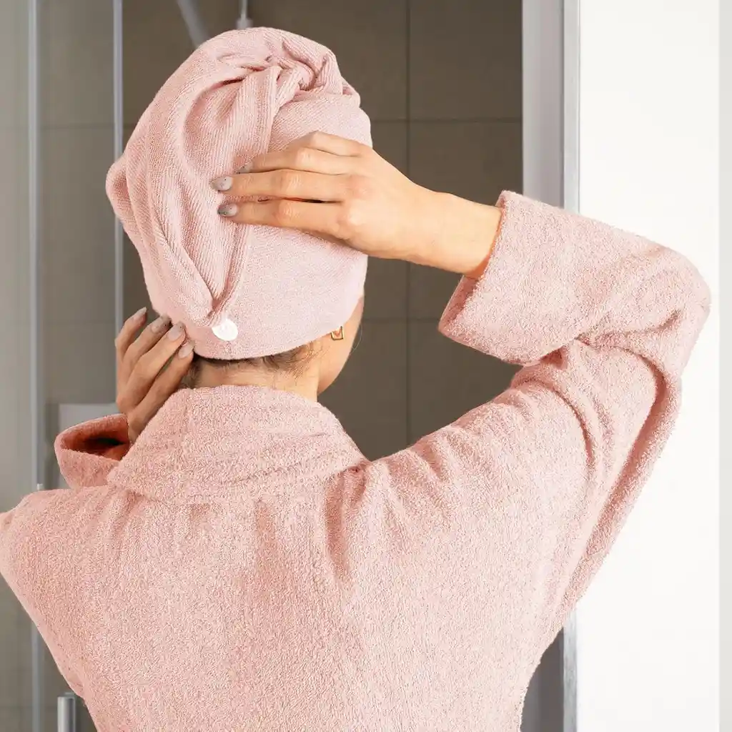 Toalla Turbante Microfibra Suave Secado Rápido Pelo Cabello