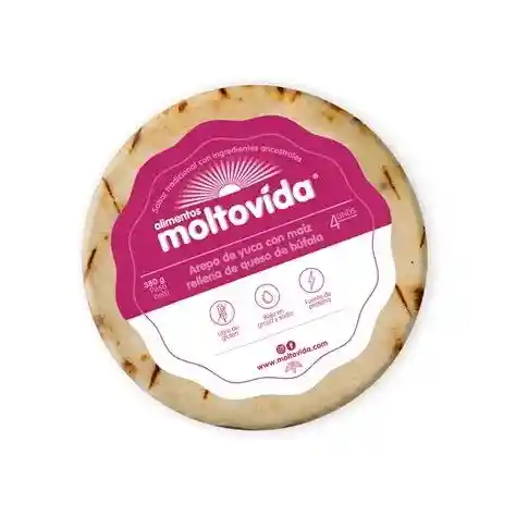 Arepa Yuca Rellena X380g Moltovida