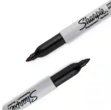 Marcador Permanente Sharpie Punta Delgada Negro